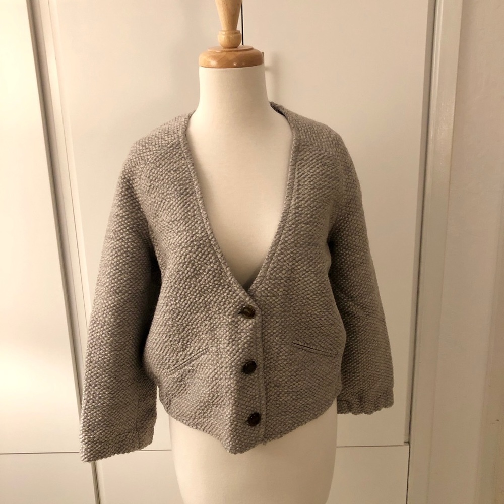 Anthropologie Elevenses Woodland Path Jacket